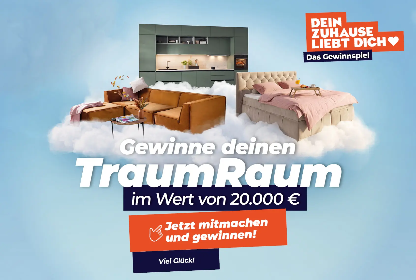 Gewinne deinen TraumRaum im Wert von 20.000 € - Jetzt mitmachen und gewinnen!